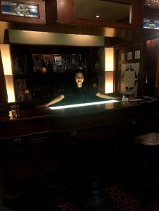 Doing a bit of role playing as Lloyd the bartender