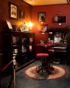 A corner of the Redrum Parlor