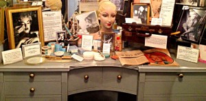 The vanity inside the blonde room