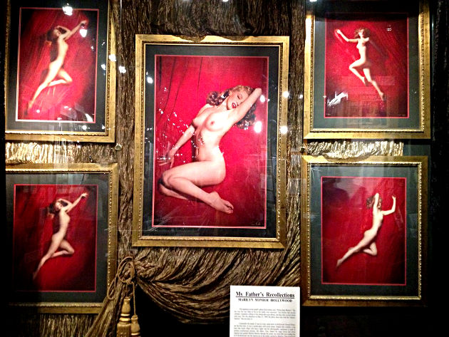 Marilyn Monroe's Red Velvet photo shoot featured in the first issue of Playboy