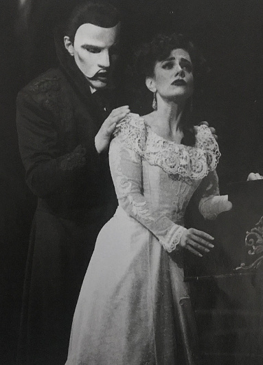 The Phantom and Christine Daaé in "Love Never Dies" (Photo by Joan Marcus)