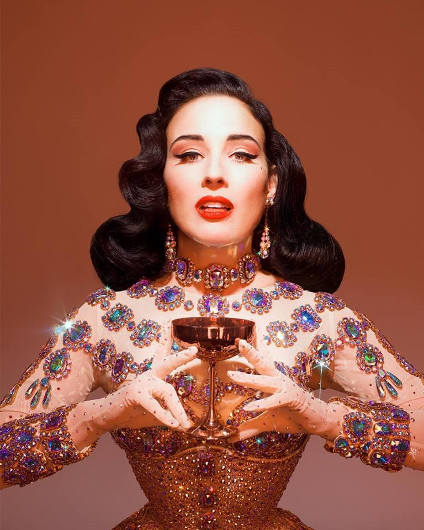 Image from the official Dita Von Teese Facebook page