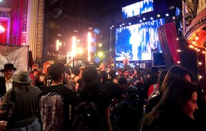 A view of the stage from the main floor