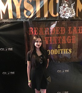 Photo op at The Oddities Flea Market