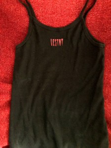 The back view of The Crimson Kiss tank
