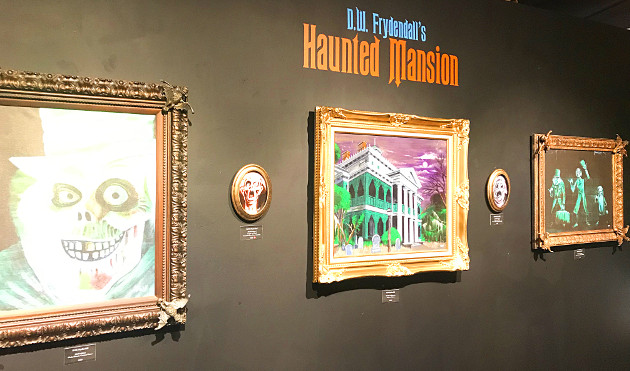 D.W. Frydendall's "Haunted Mansion" art exhibition at The Dark Art Emporium