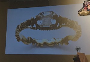 A mourning jewelry ring