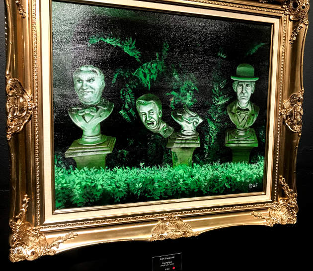 "Singing Busts" painting