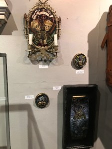From top to bottom: "In Ictu Oculi" by Meagan Meli; "Transformative Sphere - Vortex," "King" and "Transformative Sphere - Hatch" by Nathan Cartwright