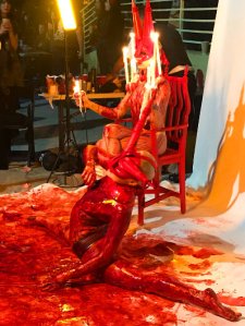 Live body painting by Nix Body Art & FX