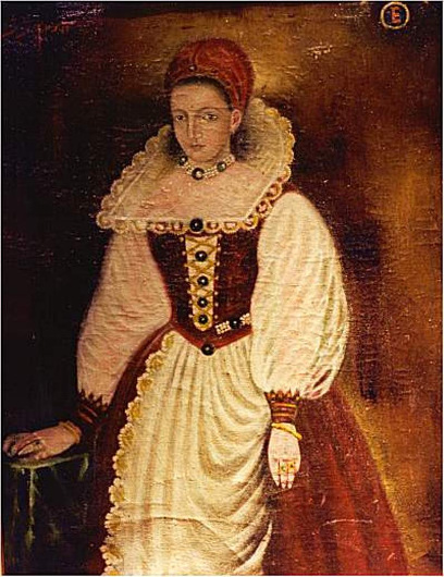 Portrait of Countess Elizabeth Báthory (c. 1585)