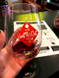 Wine tasting glass