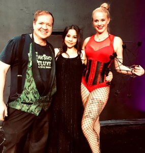 Micah Cover and Fire Dance Performer