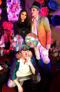 Photo with the Mad Hatter and Dormouse