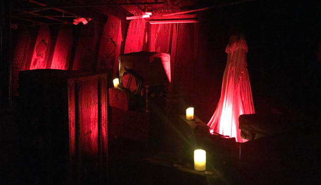 A common sighting on The Queen Mary is of the Lady in White