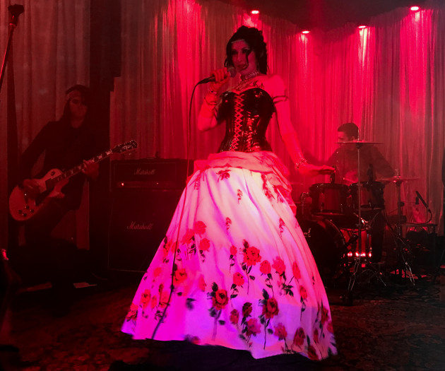 Metal band FIRA performs live at Bar Sinister