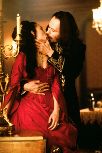 Winona Ryder as Mina Harker and Gary Oldman as the Count in Francis Ford Coppola's "Dracula"