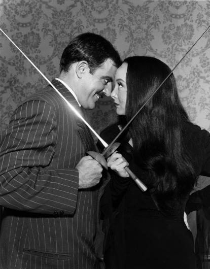 Gomez and Morticia from the 1960s TV series "The Addams Family"