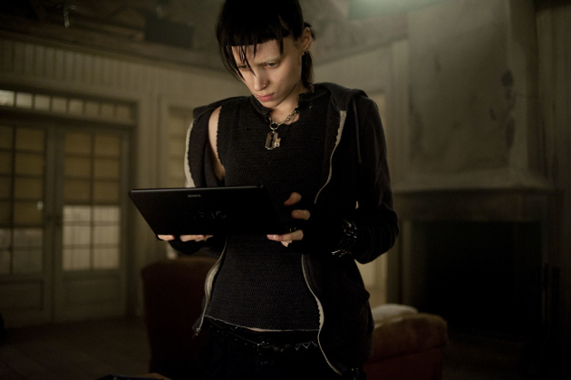 Rooney Mara as Lisbeth Salander in The Girl with the Dragon Tattoo (© Columbia Pictures & Metro-Goldwyn-Mayer)