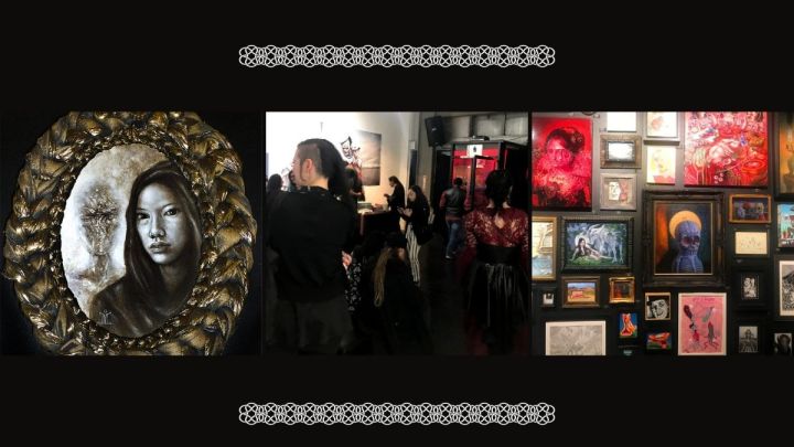 Dark art galleries in Los Angeles, California