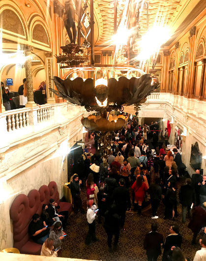 Views from the mezzanine level of The Orpheum Theatre