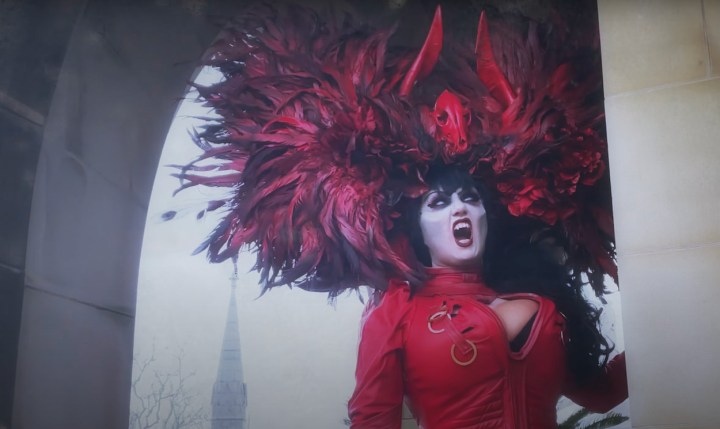 Loretta Vampz in The Sixth Chamber's "Red Death Masquerade"