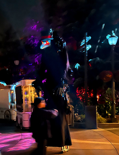 One of the monsters of Halloween Horror Nights