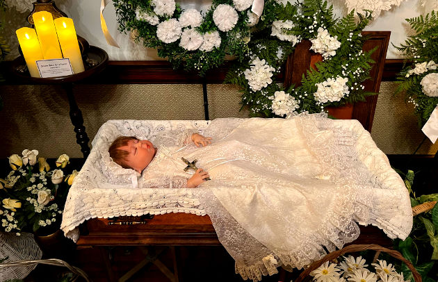 Child's Victorian funeral