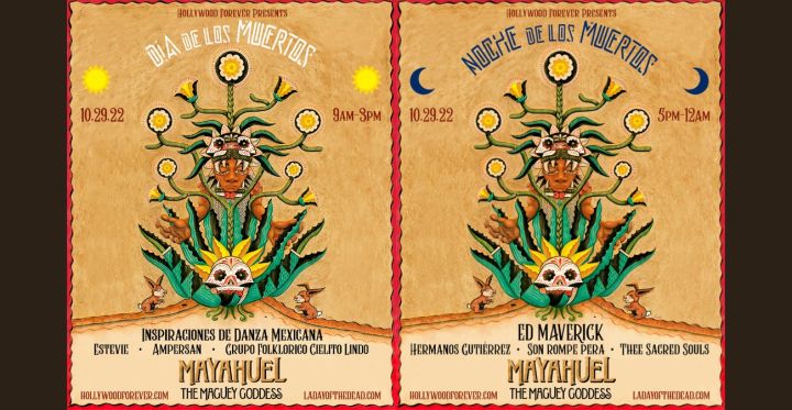 Dia de los Muertos event at Hollywood Forever Cemetery (Illustration by Brandon Maldonado)