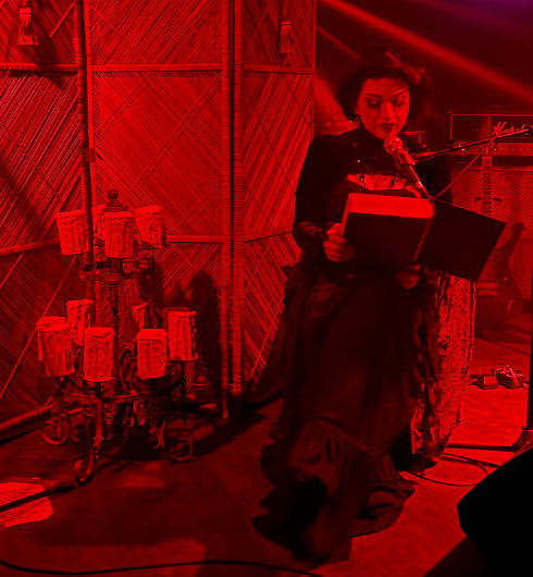 Edgar Allan Poe reading by Mary Misery