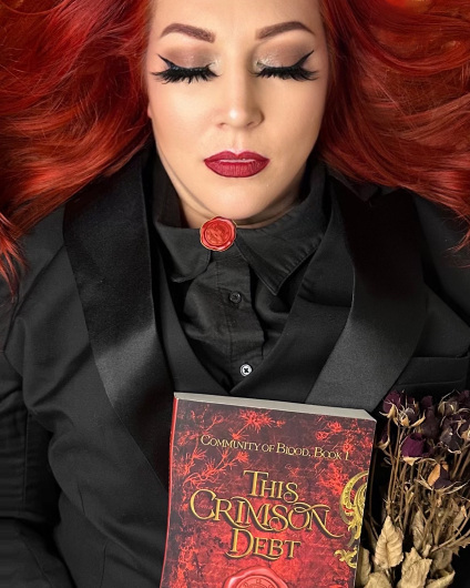 Rose Sinister (Photo credit: Rachel Clinesmith, editor-in-chief of Vampyre Magazine and owner of Vampyre Cosmetics)