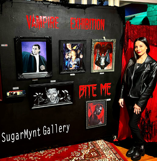 "Bite Me!" Vampire Exhibit at SugarMynt Gallery