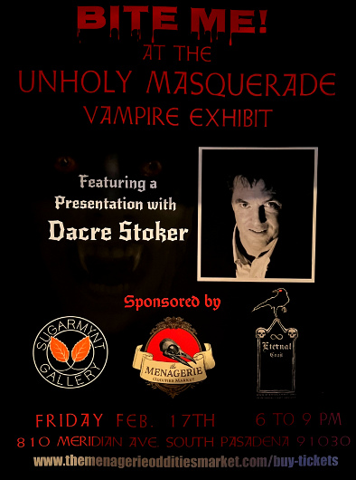 Stoker on Stoker lecture at SugarMynt Gallery