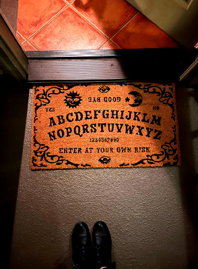 Ouija Board Doormat from At Home