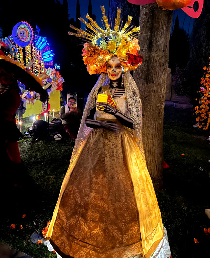 La Catrina from the 2023 Hollywood Forever Day of the Dead event
