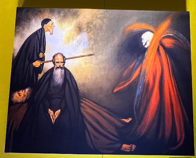 Rafael Coronel art exhibit in the cathedral