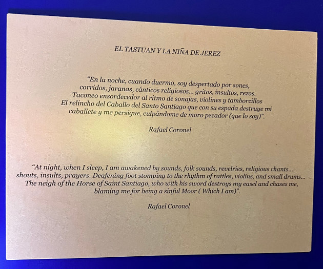 Rafael Coronel art exhibit in the cathedral