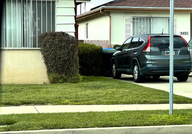 The crime scene where the mutilated corpse of The Black Dahlia was found