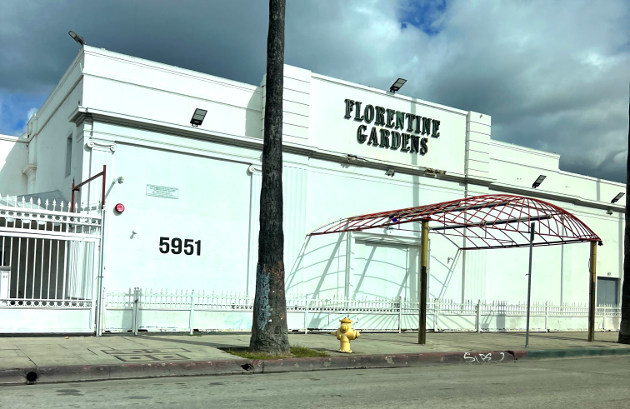 Florentine Gardens—a historic venue located on Hollywood Blvd. that opened in 1938