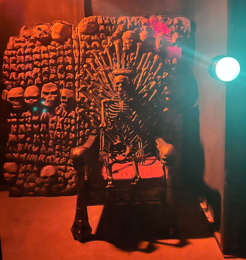 Realm of Shadow maze in the Midsummer Scream Hall of Shadows