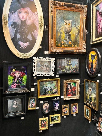 Kurtis Rykovich's Wicked Damsels booth