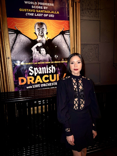 Vamp Jenn attending LA Opera's screening of the Spanish Dracula