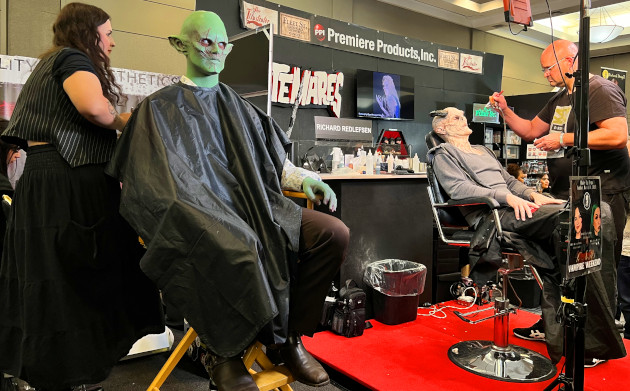 Live makeup demos at Ve Neill’s Vampire Weekend