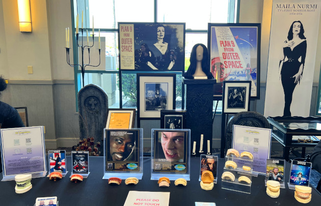 Vampira exhibit and vampire fang prosthetics