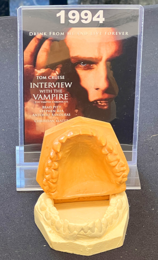 Tom Cruise's fangs from 'Interview with the Vampire'