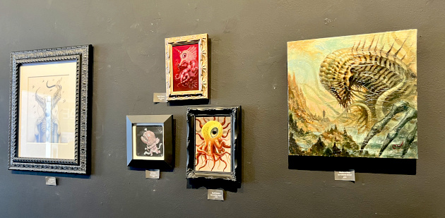 Abyssal Zone art show at Dark Art Emporium