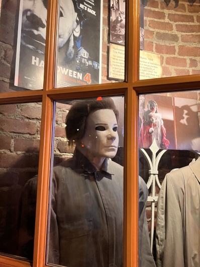 'Halloween' Michael Myers display inside Halloween: Dungeon of Doom