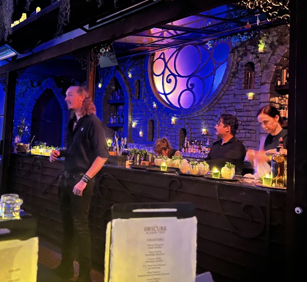 Head distiller of The Obscure, Theron