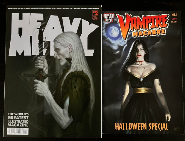 Heavy Metal Magazine & Vampire Macabre by Asylum Press