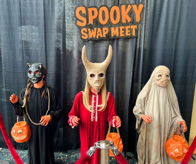 Spooky Swap Meet display